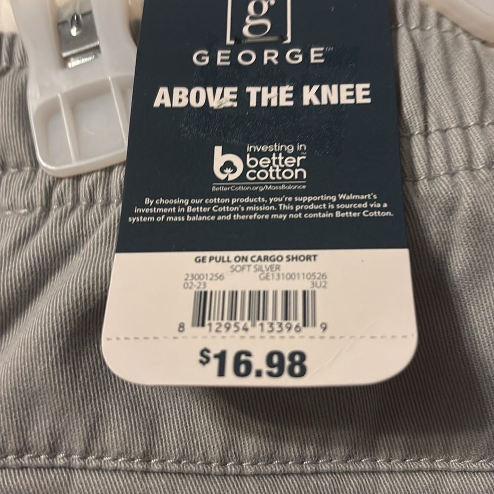 George Silver Cargo Shorts